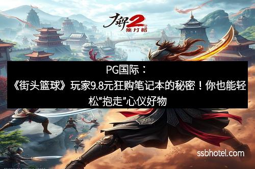 PG国际：《街头篮球》玩家9.8元狂购笔记本的秘密！你也能轻松“抱走”心仪好物